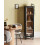 Beliani Glass Display Cabinet TINGLEDALE 40 cm Black 2