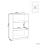 Beliani 3 Tier Bookcase ZEHNA 117 cm Black 3