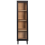 Beliani Glass Display Cabinet TINGLEDALE 40 cm Black 4