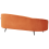 Beliani Sofa 2 Seater SAVAR Velvet Orange 5