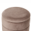 Beliani Storage Pouffe ELGIN Velvet Taupe 5