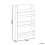 Beliani Wall Bookshelf LILOET 100 cm White 3