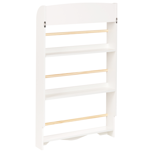 Beliani Wall Bookshelf LILOET 100 cm White 2