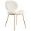 Beliani Set of 2 Dining Chairs LUANA Boucle White 5