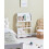 Beliani Wall Bookshelf LILOET 100 cm White 2
