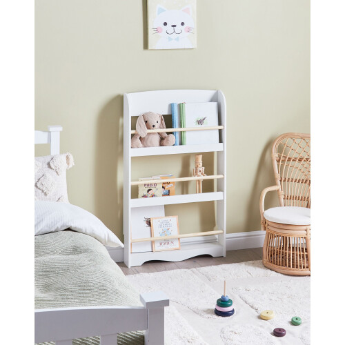 Beliani Wall Bookshelf LILOET 100 cm White 1