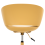 Beliani Office Chair GLEEFUL Fabric Yellow 6