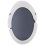 Beliani Wall Mirror MASSAY 53 cm x 90 cm Velvet White 5