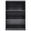 Beliani 3 Tier Bookcase ZEHNA 117 cm Black 4