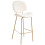 Beliani Set of 2 Bar Chairs LUANA Boucle White 5