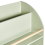 Beliani 3 Tier Bookcase LILOET 102 cm Light Green 6