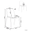 Beliani Set of 4 Dining Chairs TILLER Fabric Beige 3