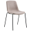 Beliani Set of 4 Dining Chairs TILLER Fabric Beige 4