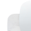 Beliani Wall Mirror ARVERT 60 cm 80 cm White Marble 6