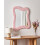 Beliani Wall Mirror PENCRAN 60 cm 80 cm Pink 2