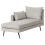 Beliani Right-Hand Chaise Longue YERRES Fabric Grey 4