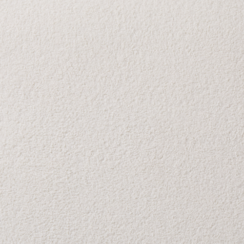 Beliani Ottoman OSLO Boucle White 1