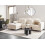 Beliani Corner Sofa 4 Seater OSLO Boucle White Right Hand 3