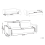 Beliani Sofa Bed 3 Seater KVAM with Storage Boucle Off-White 3