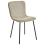 Beliani Set of 4 Dining Chairs CALDWELL Fabric Beige 4