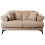 Beliani Sofa 2 Seater SKIVE Fabric Light Brown 4