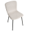 Beliani Set of 4 Dining Chairs CALDWELL Fabric Light Beige 10