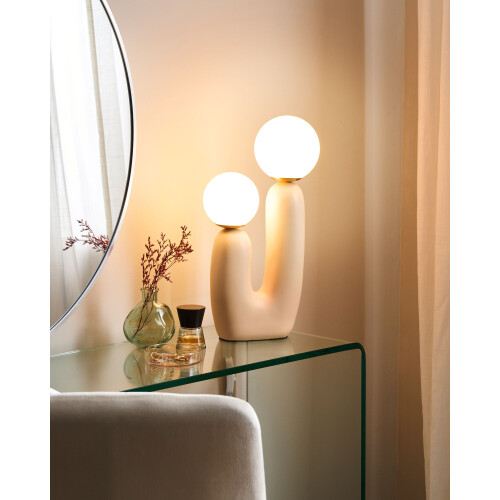 Beliani Table Lamp TULUN Beige 1