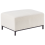 Beliani Ottoman OSLO Boucle White 4