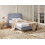 Beliani Bed Velvet FLAYAT 120 x 200 cm (EU Small Double) Grey 2
