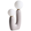 Beliani Table Lamp TULUN Grey 5