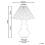Beliani Table Lamp SENGWA Glass Pink 3