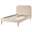 Beliani Bed Boucle FLAYAT 120 x 200 cm (EU Small Double) Light Beige 7