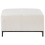 Beliani Ottoman OSLO Boucle White 5