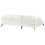 Beliani Corner Sofa 3 Seater ALTAN Boucle Off-White Right Hand 8