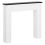 Beliani Fireplace Mantel BAUDIN White 2