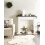 Beliani Fireplace Mantel BAUDIN White 3