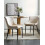 Beliani Set of 2 Dining Chairs EVERLY Fabric Light Beige 2