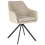 Beliani Set of 2 Dining Chairs LITHIA Fabric Taupe 5