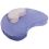 Beliani Pouffe NILI Velvet Light Violet 2