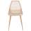 Beliani Set of 4 Dining Chairs MONTELLO Beige 4