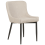 Beliani Set of 2 Dining Chairs EVERLY Fabric Light Beige 4