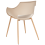 Beliani Set of 4 Dining Chairs MILLERS Beige 6