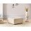 Beliani Ottoman ARDAL Fabric Beige 3