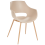 Beliani Set of 4 Dining Chairs MILLERS Beige 2