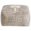 Beliani Pouffe LUTZ Cotton Grey 4