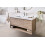 Beliani Vanity Unit with Basin 120 x 50 cm Light Brown UMAYO 2