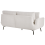 Beliani Sofa 3 Seater VESALA Fabric Off-White 5