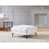 Beliani Ottoman ALNES Fabric Off-White 2