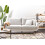 Beliani Sofa 3 Seater VESALA Fabric Off-White 2