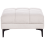 Beliani Ottoman ALNES Fabric Off-White 4